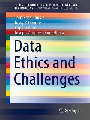 cover image of Data Ethics and Challenges